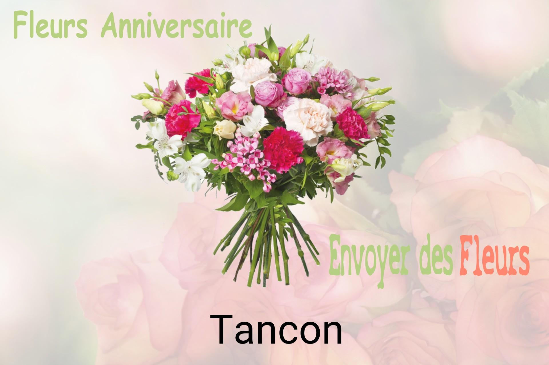 Bouquet de fleurs d’anniversaire livré à Tancon