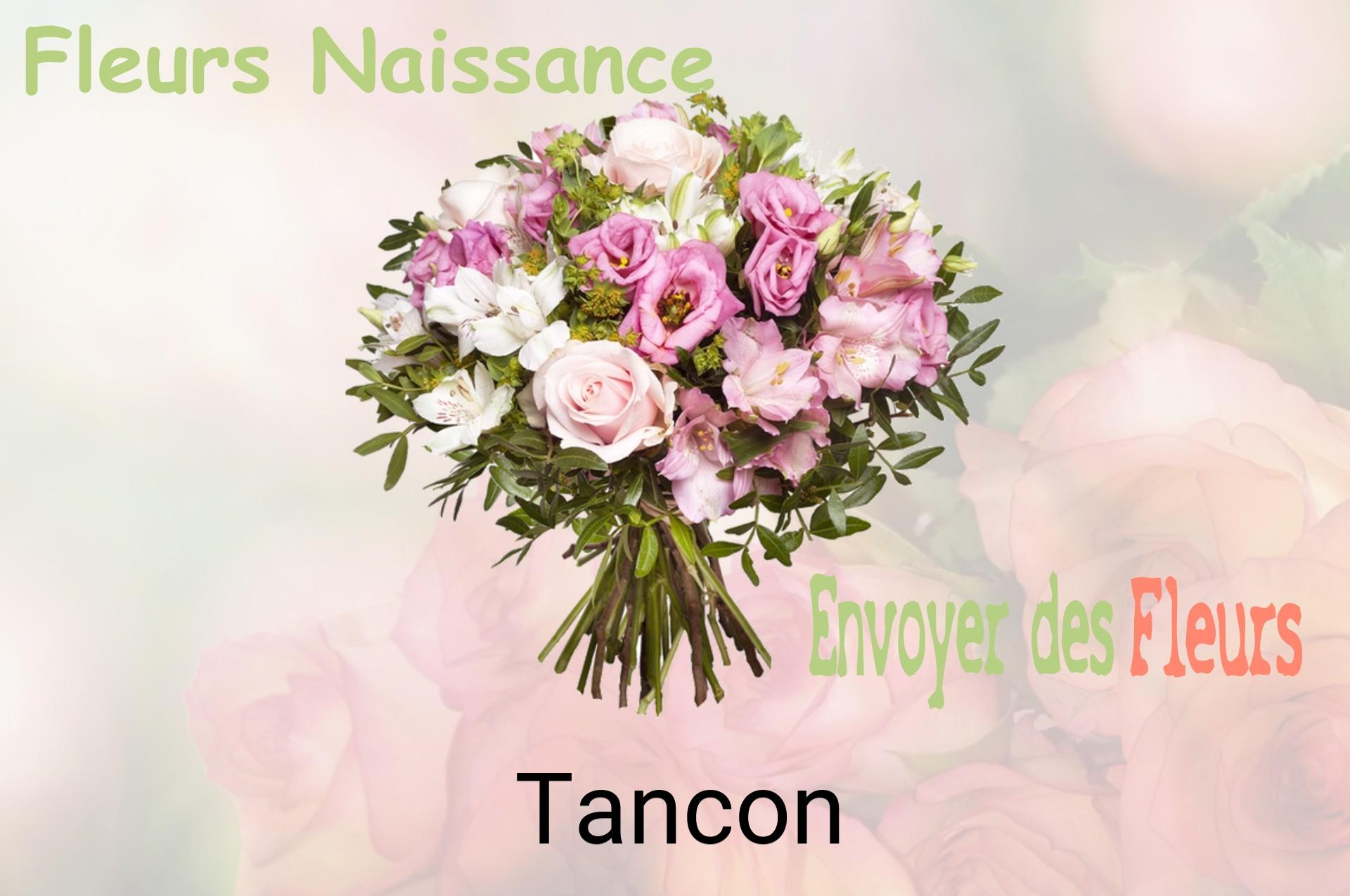 Bouquet de fleurs de naissance livré à Tancon